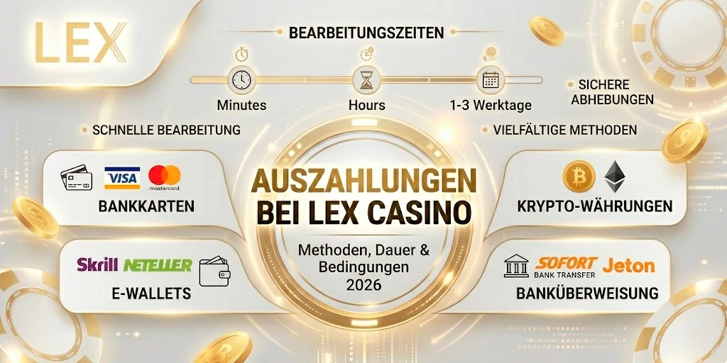 Auszahlungen bei Lex Casino