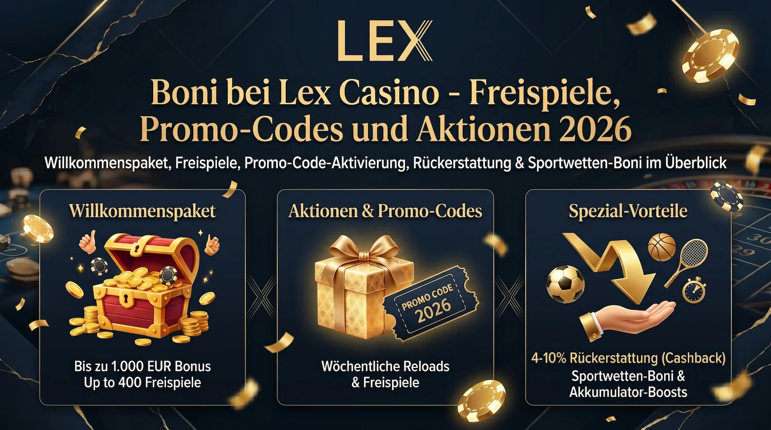 Boni bei Lex Casino
