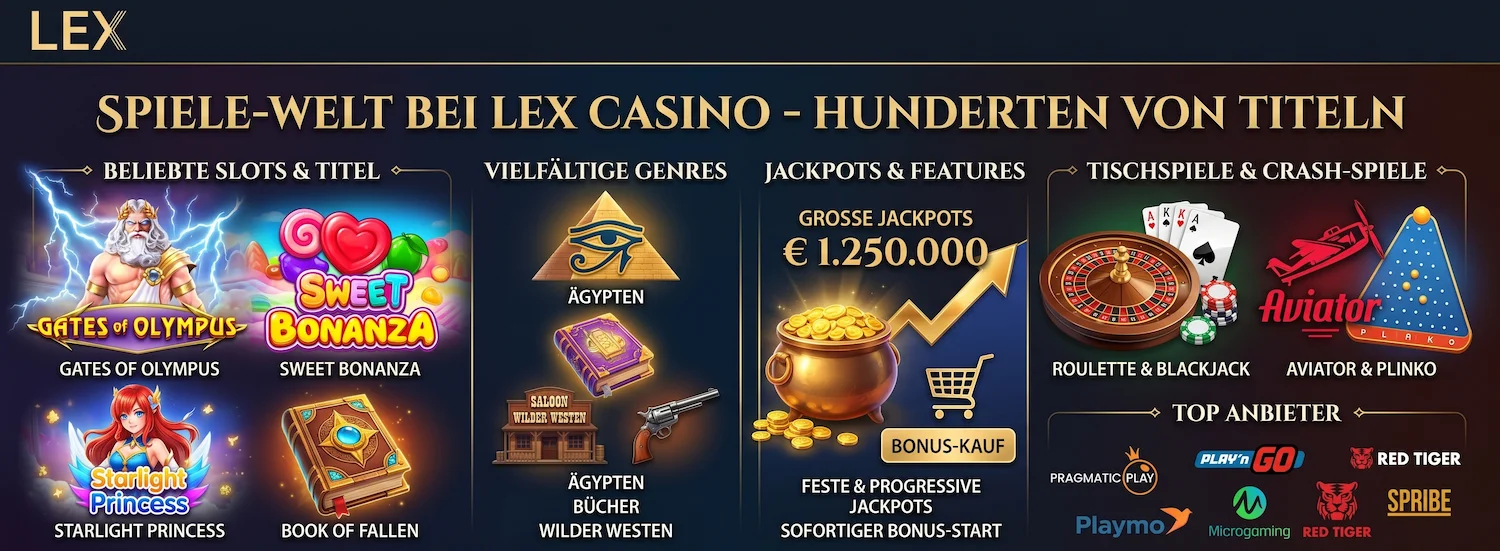 spiele bei Lex Casino