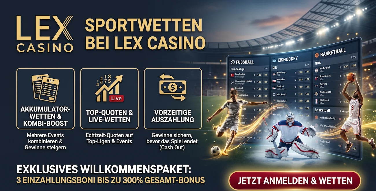 sportwetten bei Lex Casino